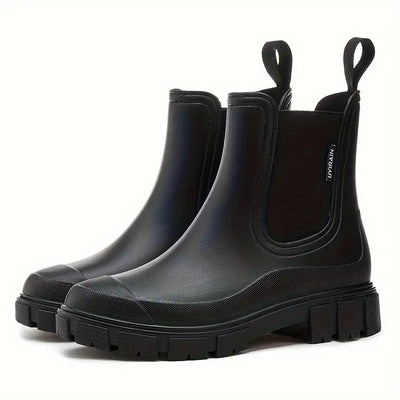 Women's Trendy Chelsea Style Rain Boots