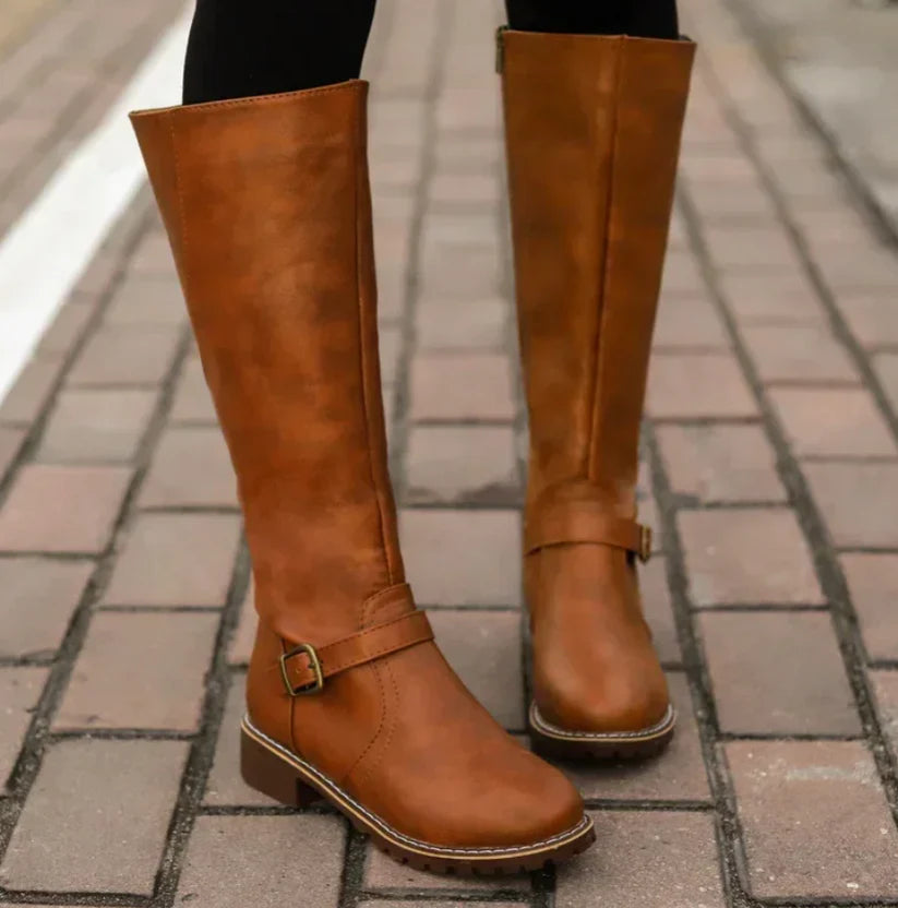 Women's Vintage Style Knee Length Winter Boots