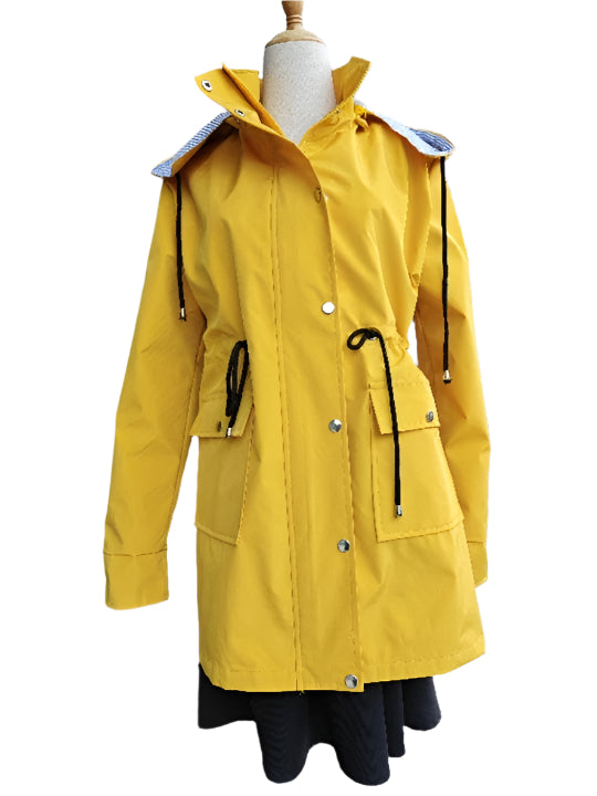 Women's Classic Hooded Trenchcoat