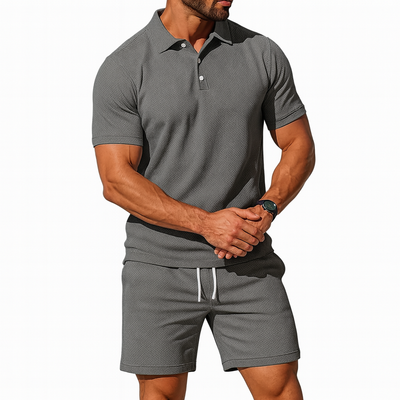 Men's Casual Summer Short and Shirt Set