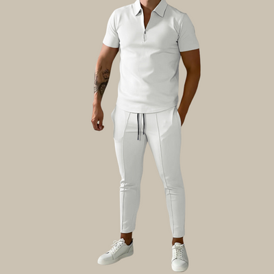 Van Hallen Set | 2-piece men's set with polo shirt and pants