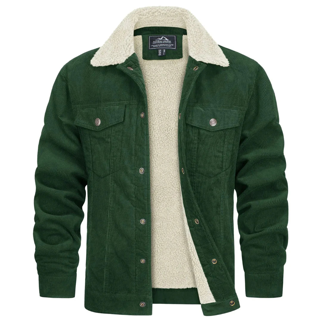 Elegant Denim Winter Jacket for Men