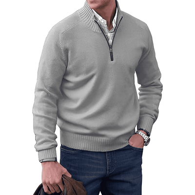 Smart-casual Men´s Zip-up  Sweater