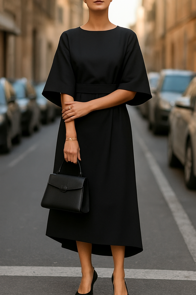 Women's Casual Balloon Sleeve Dress