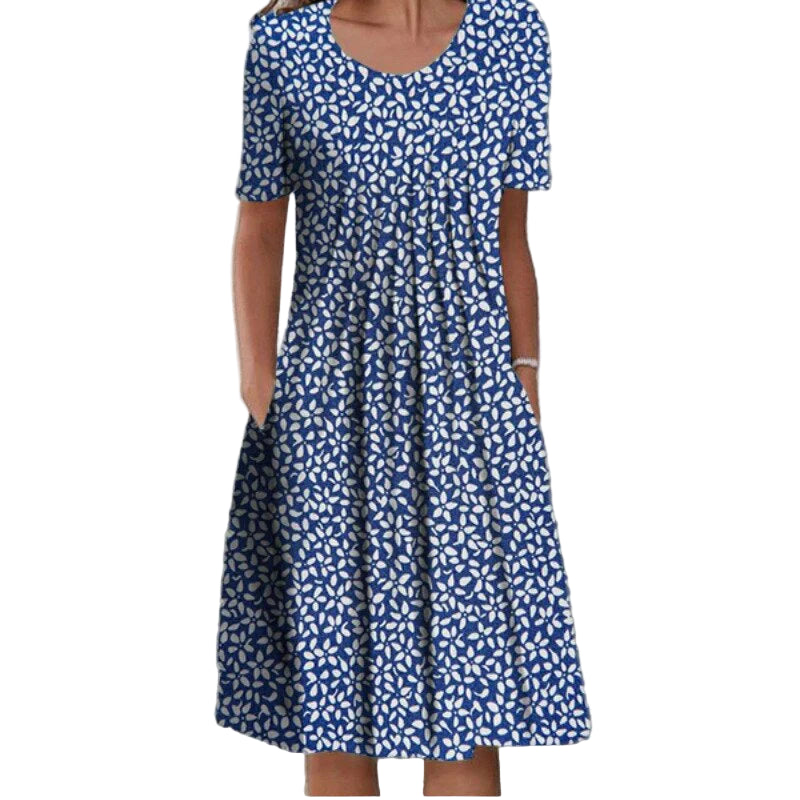 Women’s Casual Dress – Light Floral Print & Relaxed Everyday Fit