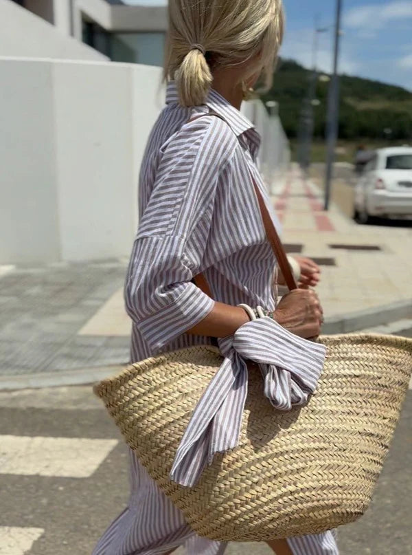 Women's Classic Striped Dress