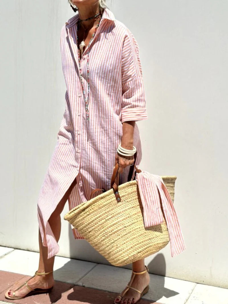 Women's Classic Striped Dress