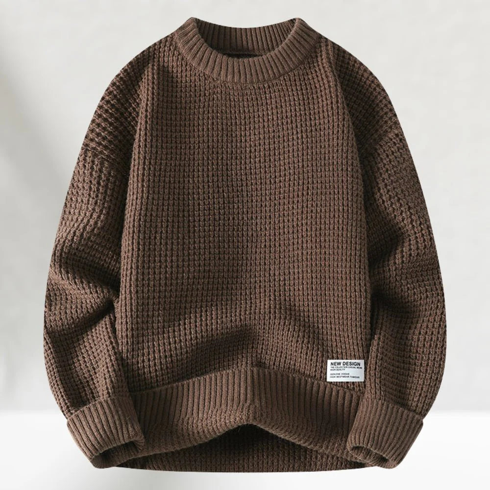 Basic Knitted Winter Sweater for Men