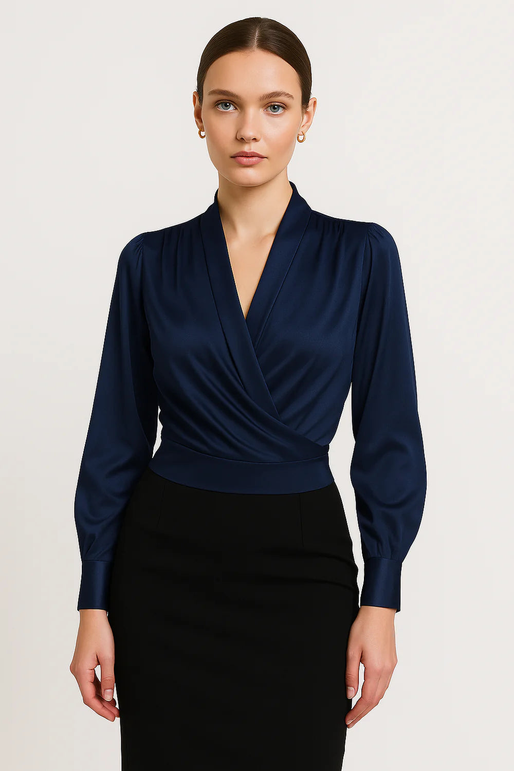 Women's Elegant V-neck Smar-Casual Blouse