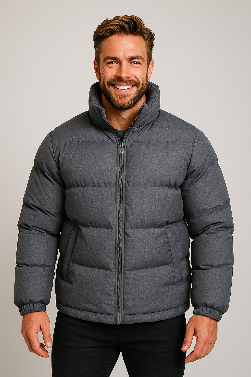 Elegant Puffer Jacket for Men
