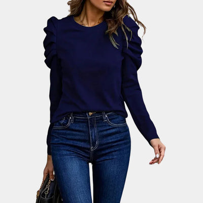 Classic Puff Sleeved Blouse for Women
