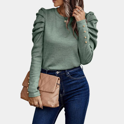 Classic Puff Sleeved Blouse for Women