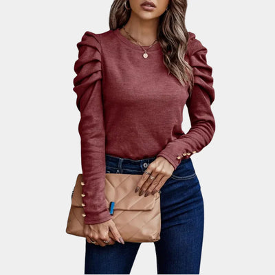Classic Puff Sleeved Blouse for Women