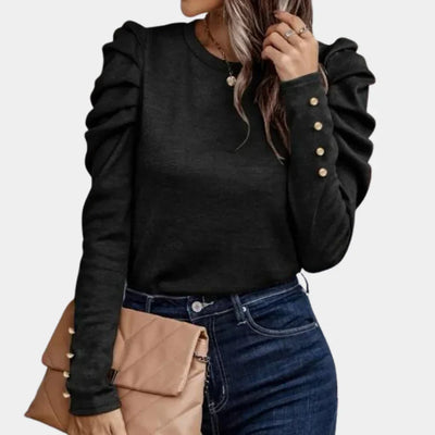 Classic Puff Sleeved Blouse for Women