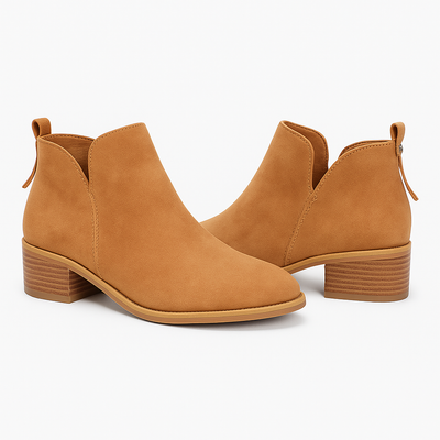 Elegant Suede Ankle Boots for Women