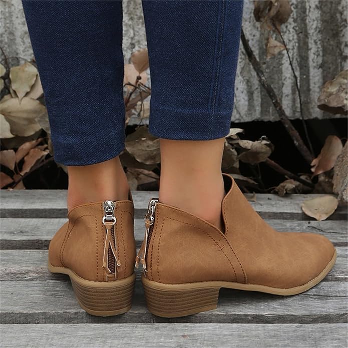 Elegant Suede Ankle Boots for Women