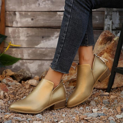 Elegant Suede Ankle Boots for Women