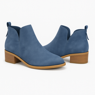 Elegant Suede Ankle Boots for Women