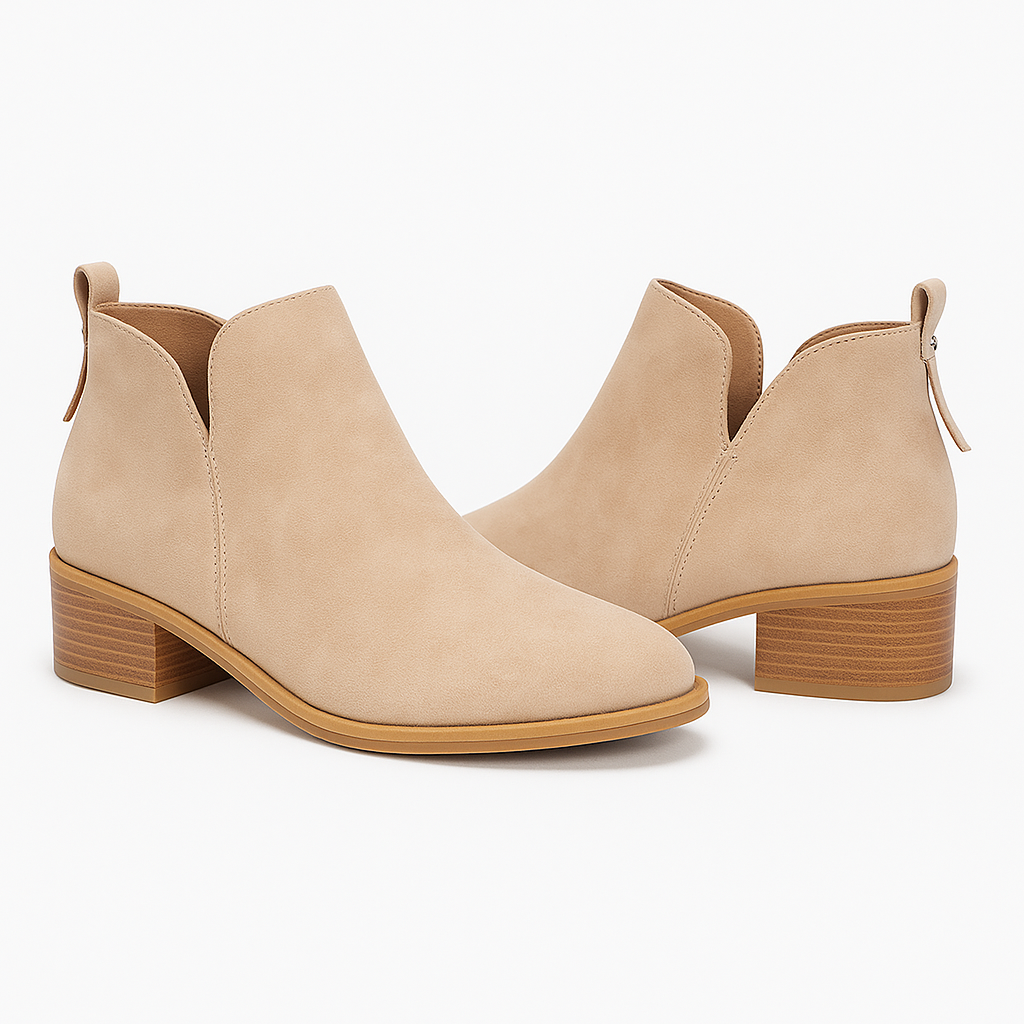 Elegant Suede Ankle Boots for Women