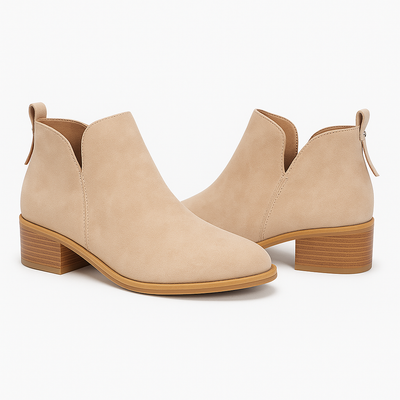 Elegant Suede Ankle Boots for Women