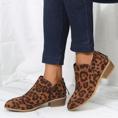 Elegant Suede Ankle Boots for Women