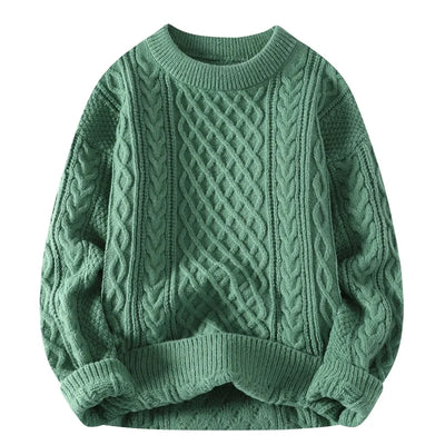 Elegant Vintage Style Knit Sweater for Men