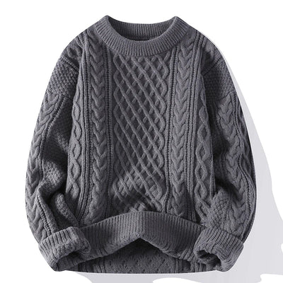Elegant Vintage Style Knit Sweater for Men