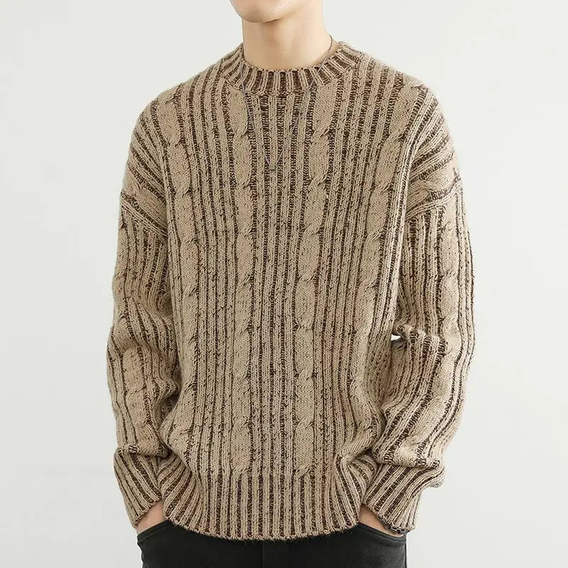 Elegant Winter Knit Sweater for Men