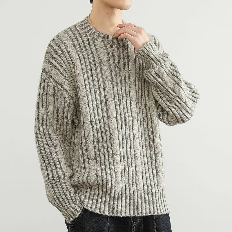 Elegant Winter Knit Sweater for Men
