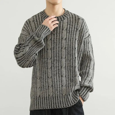 Elegant Winter Knit Sweater for Men