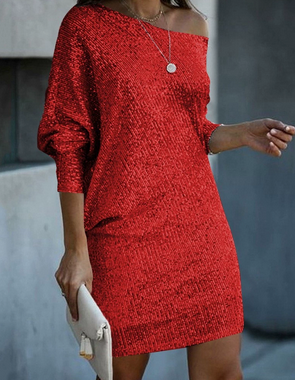 Modern Sequin Party Dress for Women
