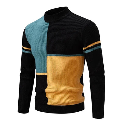 Modern Style Geometric Sweater for Men