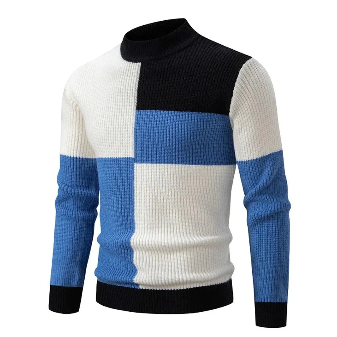 Modern Style Geometric Sweater for Men