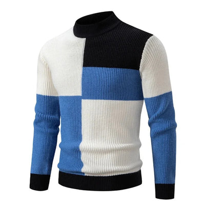 Modern Style Geometric Sweater for Men
