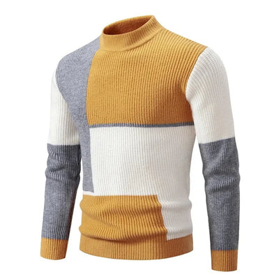 Modern Style Geometric Sweater for Men