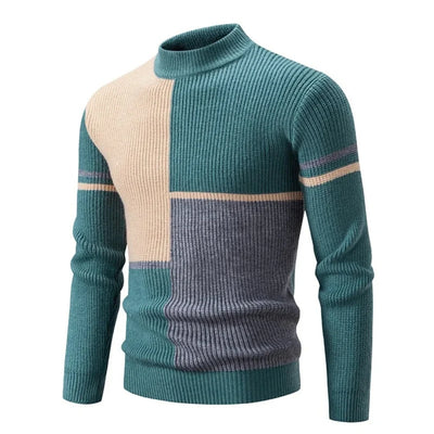 Modern Style Geometric Sweater for Men