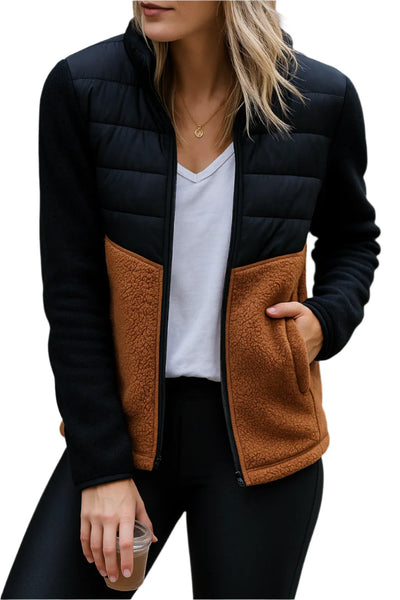 Quilted Design Lightweight Winter Puffer Jacket for Women