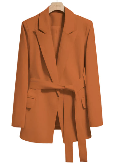 Women's Elegant Business Blazer with Belt
