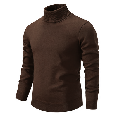 Virgin Wool Turtleneck for Men