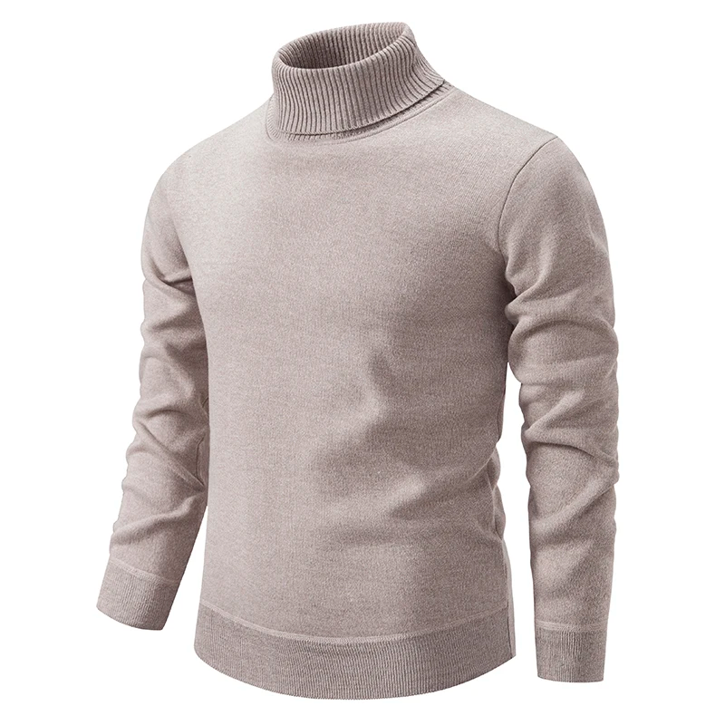 Virgin Wool Turtleneck for Men