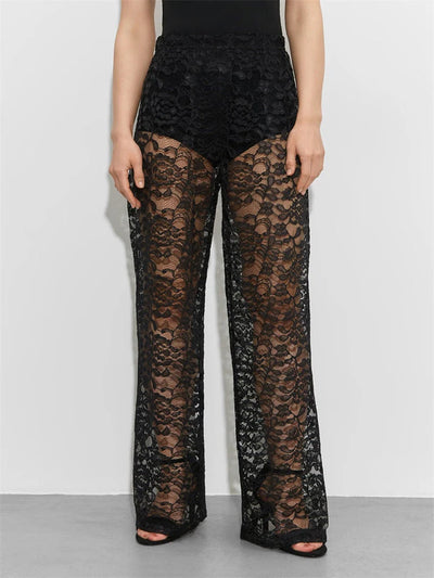Women's Elegant See Through Pants