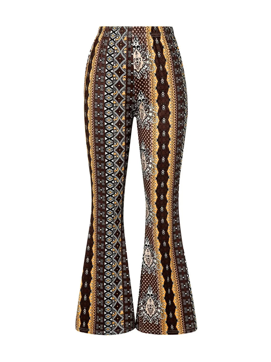 Women's Trendy Boho Style Flare Pants