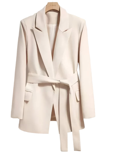 Women's Elegant Business Blazer with Belt