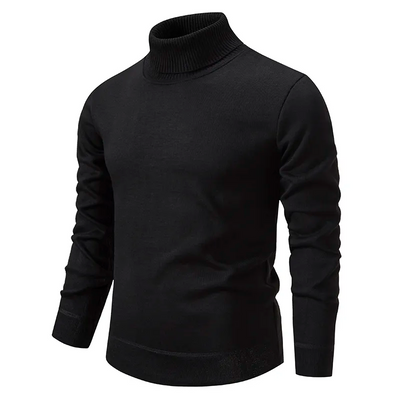 Virgin Wool Turtleneck for Men