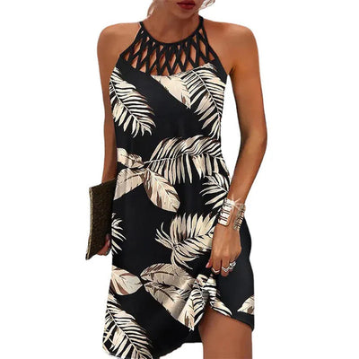 Women’s Printed Elegant Dress – Vibrant Pattern & Effortless Summer Style