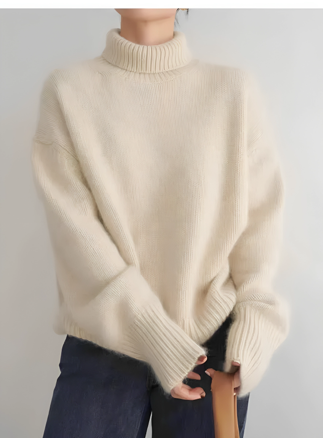 Elegant Turtleneck Sweater for Ladies