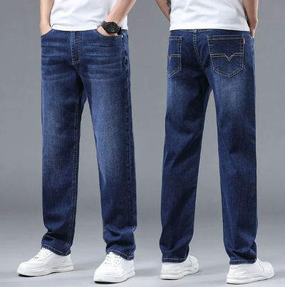 Straight Leg Jeans for Men in Solid Colours