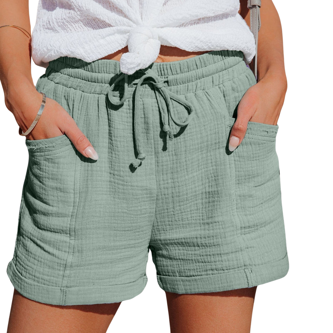 Summer Cotton Shorts For Women