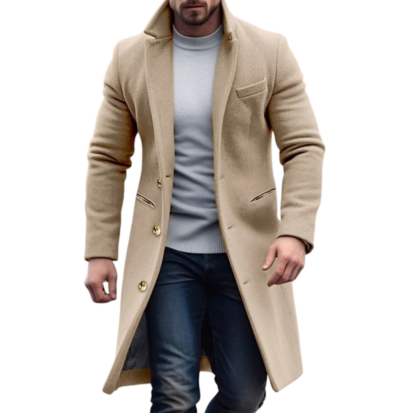 Essential Long Men's Coat