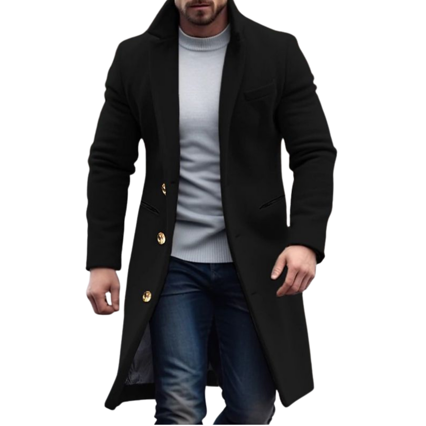 Essential Long Men's Coat